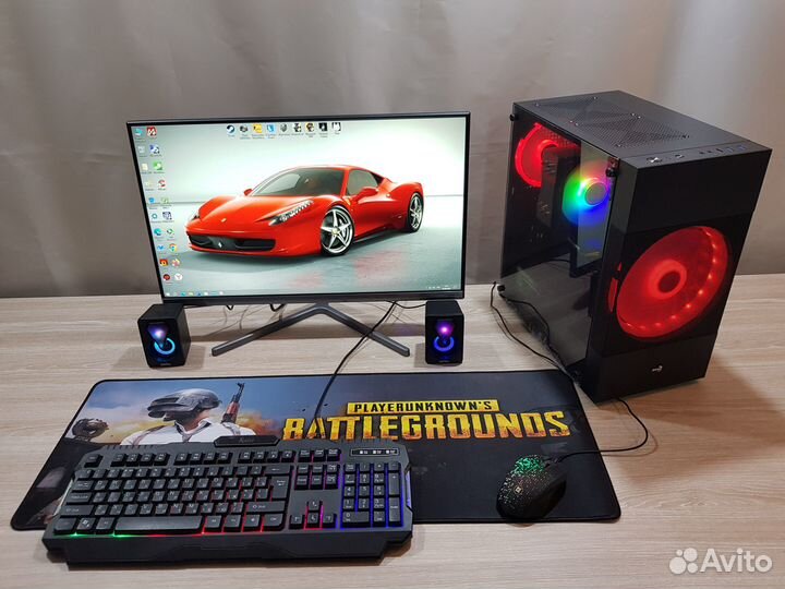 Игровой комп в корпусе AeroCool Atomic Lite v2