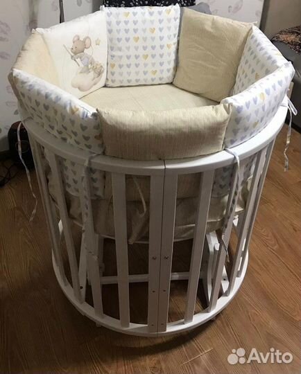 Детская кровать манеж с матрасом