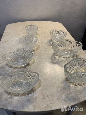 Хрусталь СССР- салатники