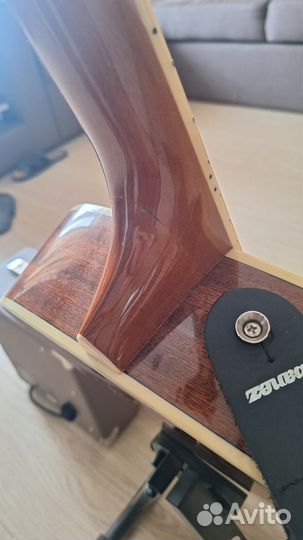 Электроакустическая гитара fender с комбиком