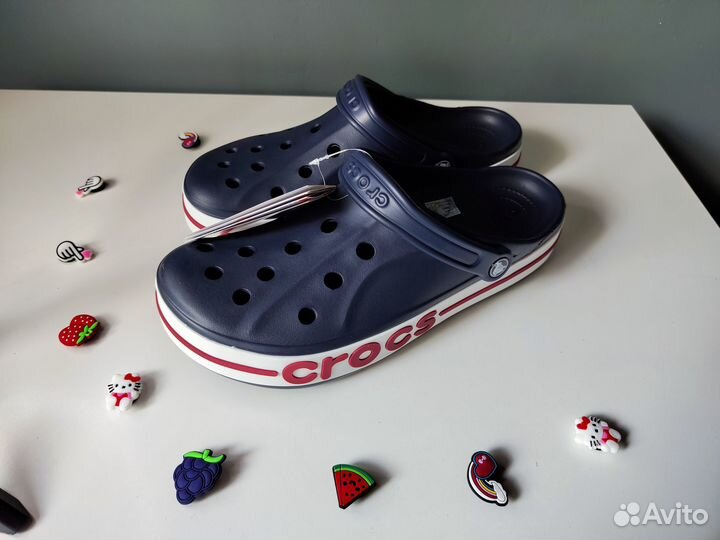 Crocs сабо синий мужские