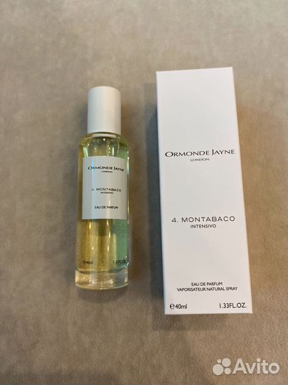 Ormonde jayne montabaco intensivo 40ml