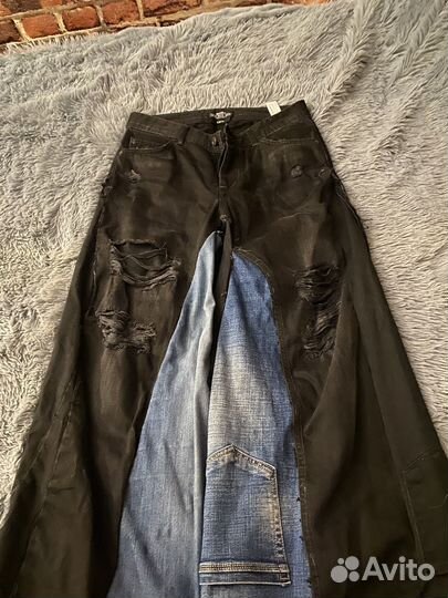 Очень широкие рэп джинсы custom sk8,y2k,jnco