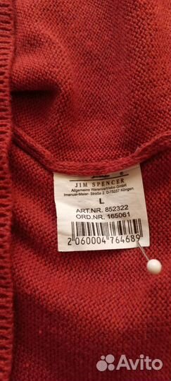Немецкий Брендовый Джемпер Европа Jim Spenser р.50