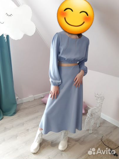 Платье, костюм топ и юбка