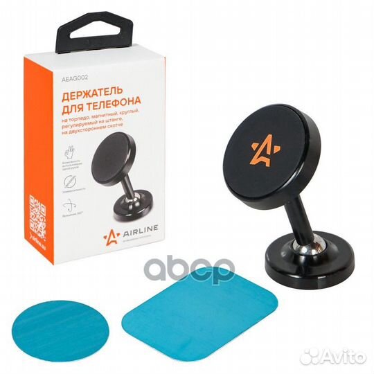 Держатель для телефона на торпедо магнитный кру