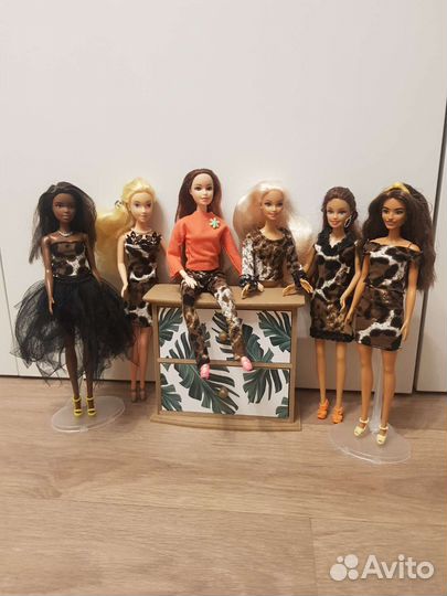 Одежда на барби (Леопардовое настроение)