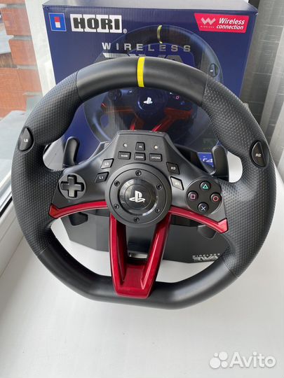 Руль Hori Wireless Racing Wheel Арех для пк и PS4