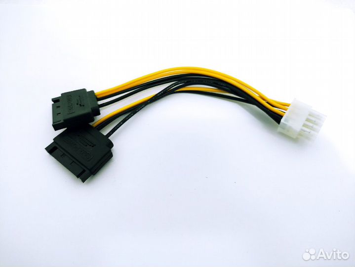 Переходник для видеокарты 2x SATA - 8-pin (новый)
