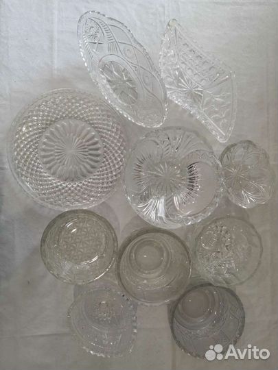 Салатник хрустальный