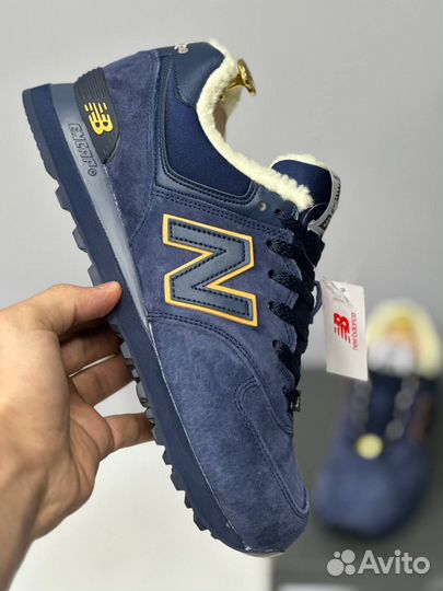 Кроссовки new balance 574 зимние