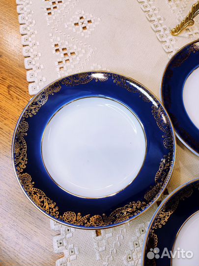 Набор тарелок 18 см Золотой фриз Лфз 1970-1991