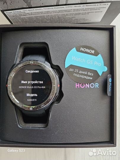 Смарт часы honor watch gs pro