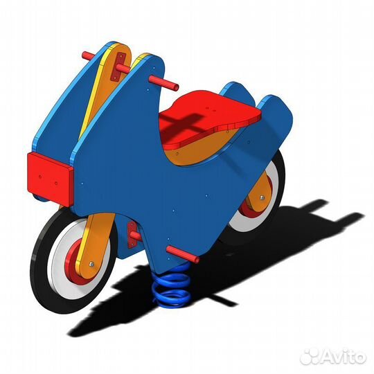 Качалка на пружине для детской площадки