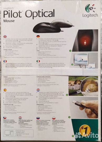 Мышь компьютерная logitech