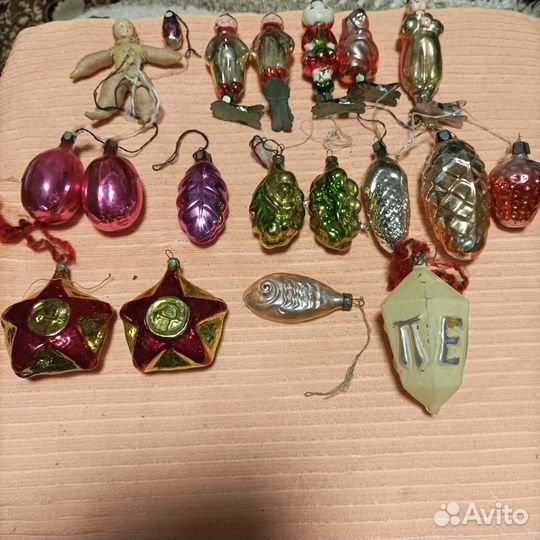 Елочные игрушки СССР