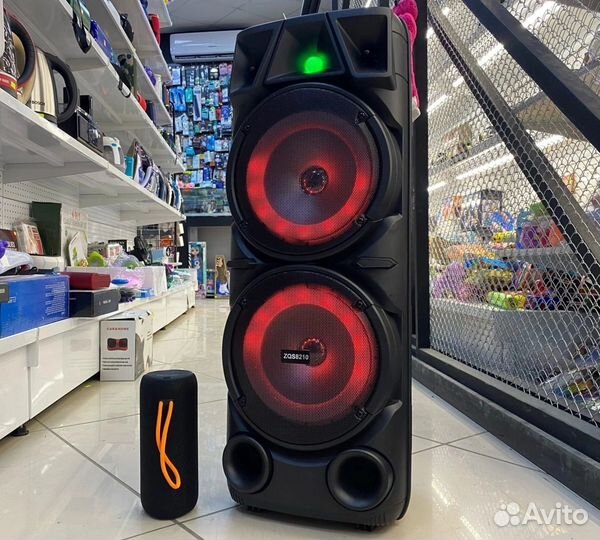 Колонка с караоке ZQS-8210 Портативная блютуз