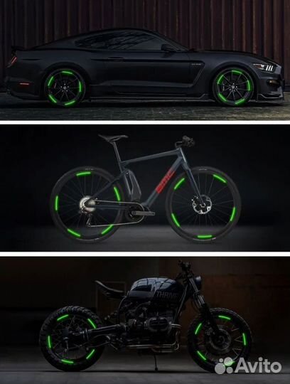 Наклейки на велосипед самокат коляску