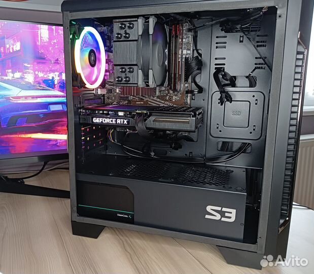 Новый игровой Ryzen 5500, озу 16, RTX 3060 12gb