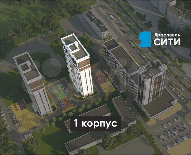 1-к. квартира, 51 м², 1/24 эт.