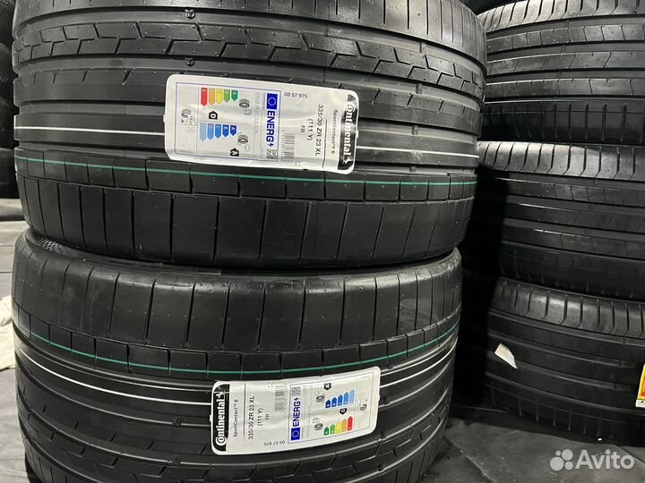 Continental ContiSportContact 6 295/35 R23 и 335/30 R23 105Y