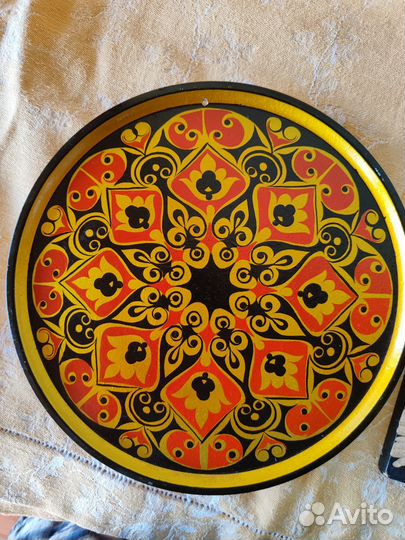 Интерьерная тарелка СССР композит