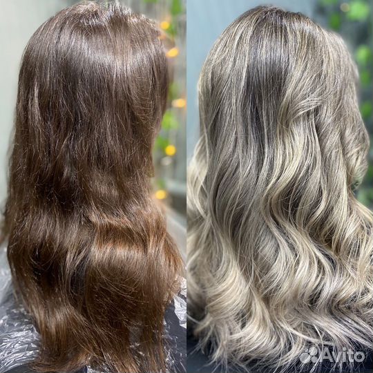 Сложное Окрашивание Колорист Стрижка Укладка