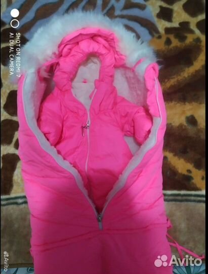 Комплект на выписку для девочки зима