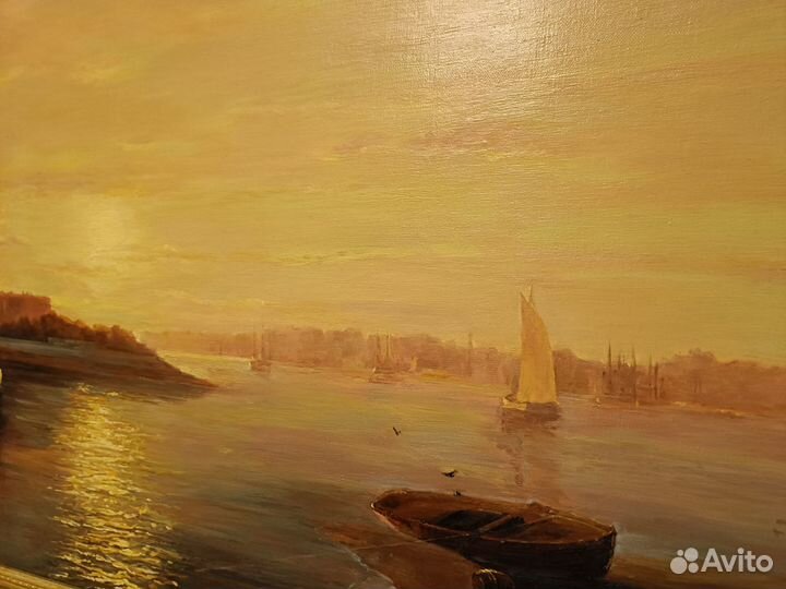 Картина холст масло Айвазовский. Копия 78 х 115см