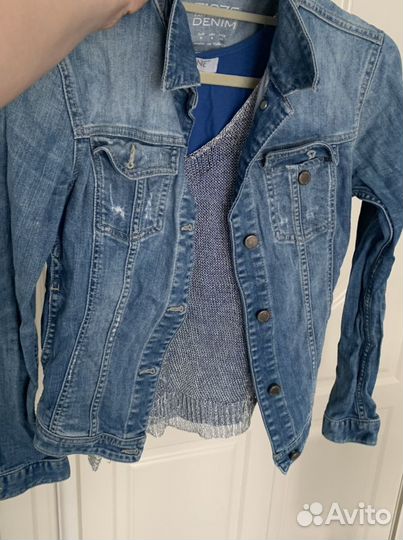 Джинсовая куртка zara