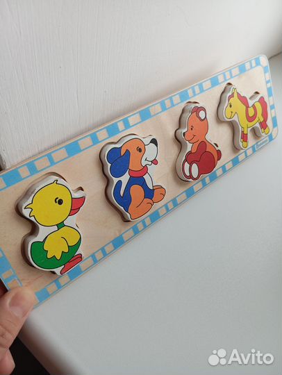 Деревянные пазлы развивающие игрушки