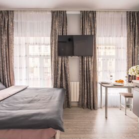 Квартира-студия, 14 м², 2 кровати