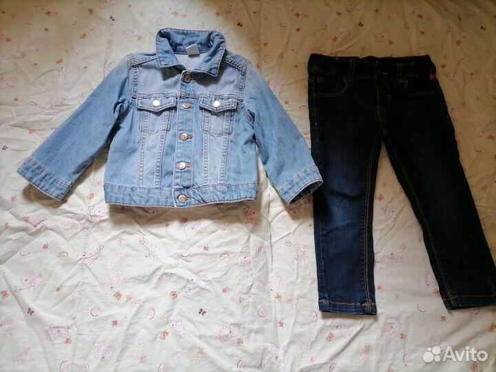 Джинсовые вещи для девочки 98,104