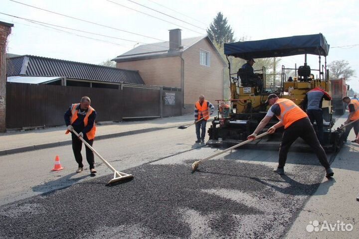 Асфальтирование, благоустройство, брусчатка