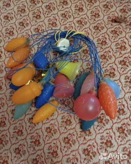 Новогодняя гирлянда СССР