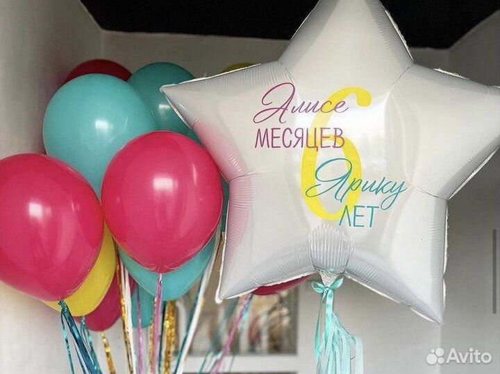 Воздушные шары/ Шарики с гелием/Шары с гелием