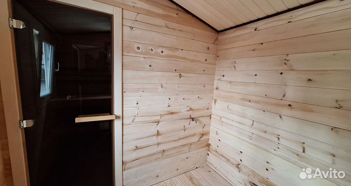 Баня из бруса под ключ 4 * 2,4