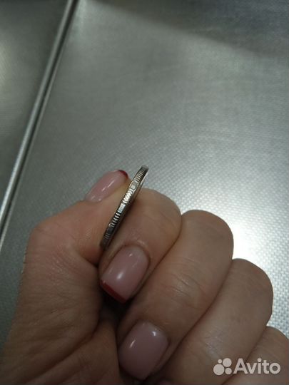 Монета, номинал 2 рубля с браком