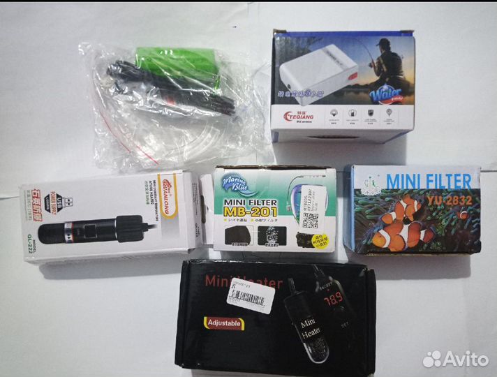 Мини фильтр для аквариума