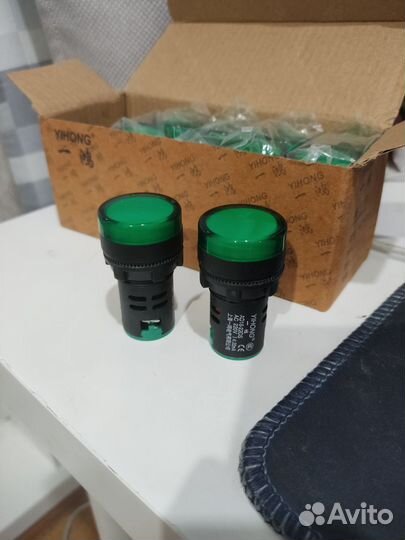 Индикаторная сигнальная лампа d16-22ds, 22 мм 200v