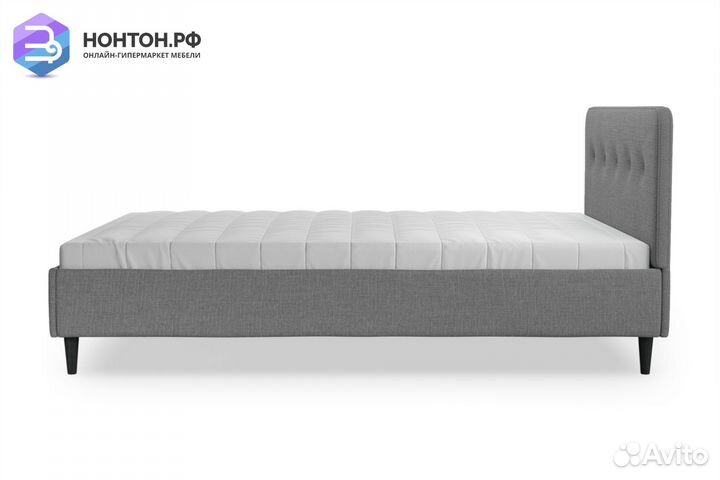 Кровать Милена светло-серая