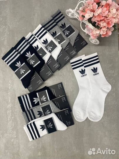 Носки Adidas (Б;Ч /Высокие)
