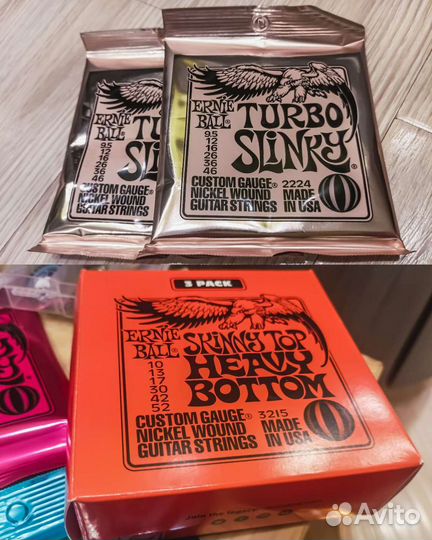 Струны Ernie Ball USA из Америки (Оригинальные)