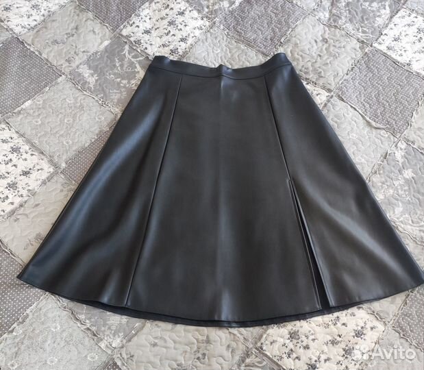 Кожаная юбка