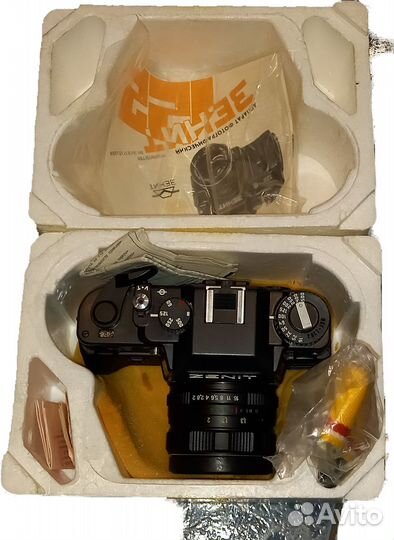 Фотоаппарат1990г Зенит 122 мс Гелиос-44М-4 нулёвый