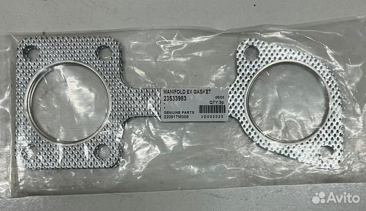 Прокладка выпускного коллектора Detroit Diesel