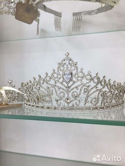 Свадебная бижутерия диадема