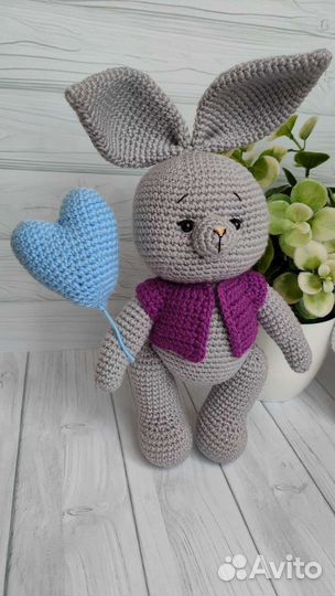 Мягкая игрушка заяц