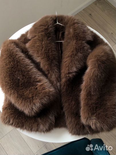 Шуба люкс коричневая XS S M L XL zara lime