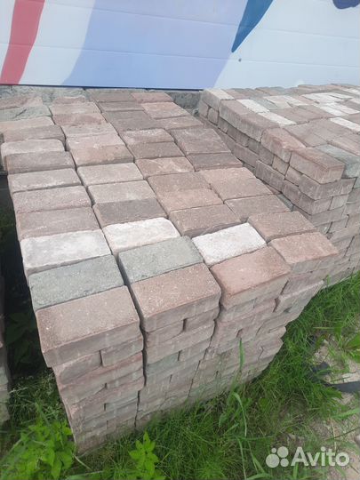 Брусчатка тротуарная плитка бу